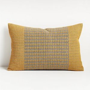 Crate & Barrel lumbar 12”x18” pillow cover